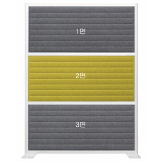 [ 소리먹는 파티션] MX 일반형 3면(H1420*W1200)