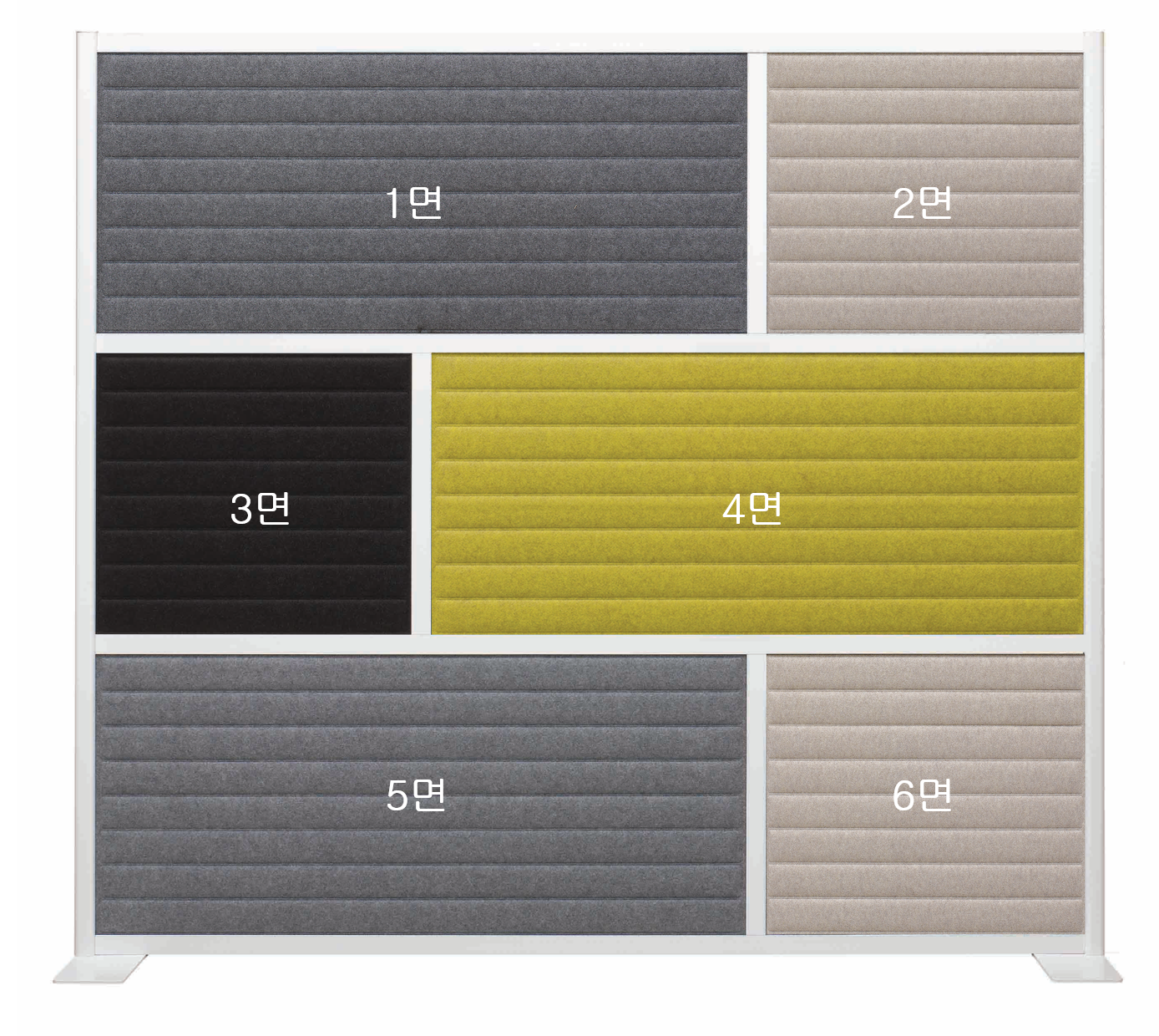 [소리먹는 파티션] MX 일반형 6면(H1420*W1780)