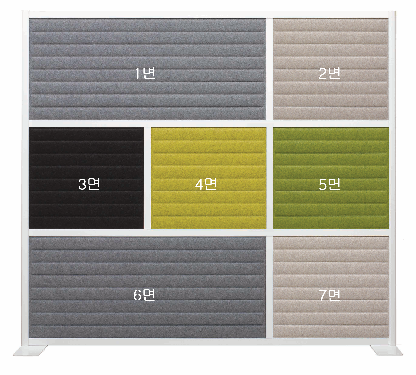 [소리먹는 파티션] MX 일반형 7면(H1420*W1780)