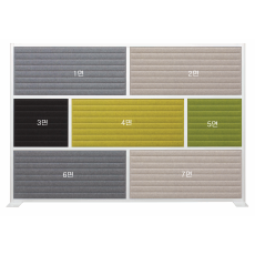 [소리먹는 파티션] MX 일반형 7면(H1600*W2360)