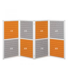 [소리먹는 파티션] MO 접이형 8면(H1200)