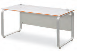 플렉스 사무용책상 (유로파S~A타입 스퀘어 프레임/가림판포함)