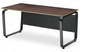 플렉스 사무용책상 (유로파S~B타입 트라페조이드 프레임/가림판포함)