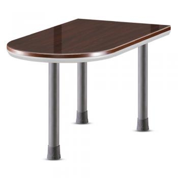 U형테이블(투명유리)