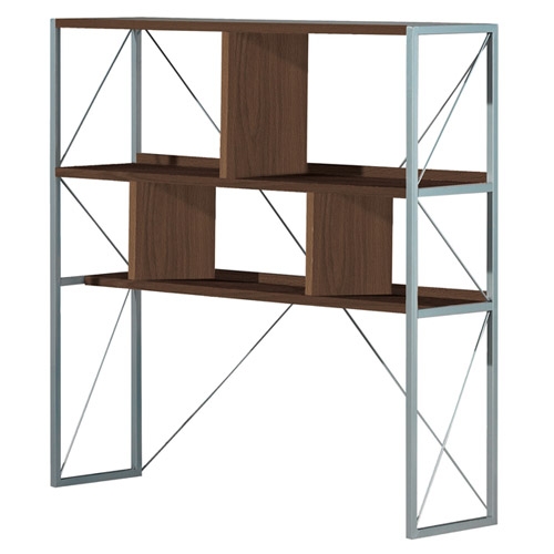 아이에프 월넛 책꽂이(1200책상전용)