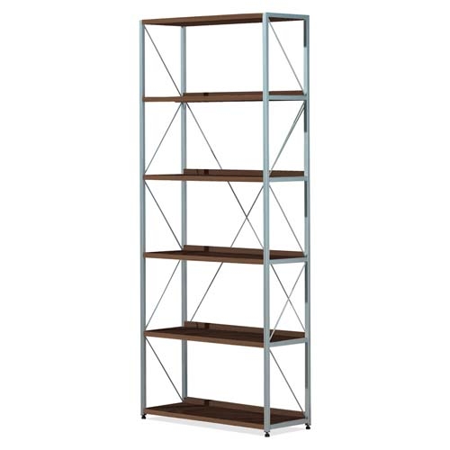 아이에프 월넛 철재장(5단)