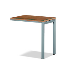 로즈오크 보조테이블[투명유리]