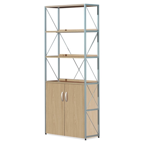 아이에프라이트 월넛 철재도어장(5단)