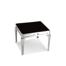 블랙 강화유리 전화대