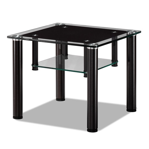 블랙유리전화대