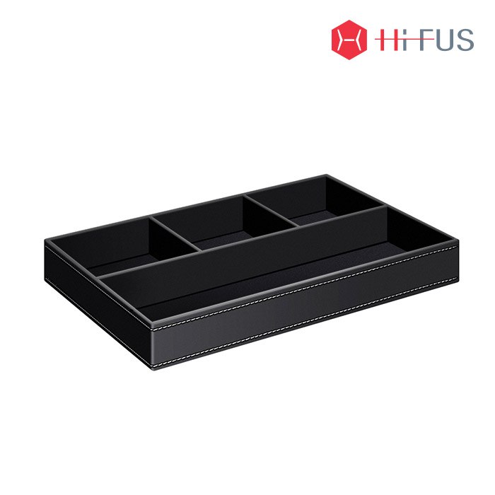 인조가죽 다용도정리함(4분할)