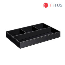 인조가죽 다용도정리함(4분할)