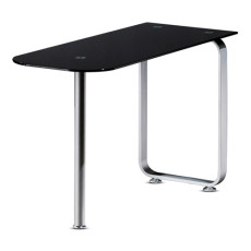 블랙유리 U형테이블