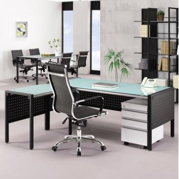 칼라도장강화유리책상