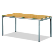 망플비취 기본형 책상(투명유리)