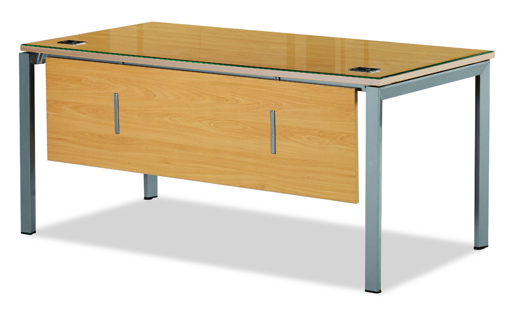 망플비취 책상 앞가림판[투명유리)