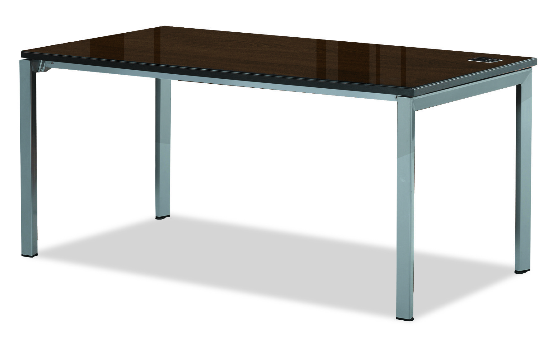 월넛 책상(투명유리)