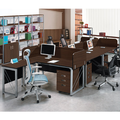 아이에프 월넛책상 (기본형)~가림판포함)