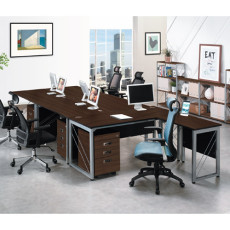 아이에프 월넛책상 (기본형)~가림판포함)