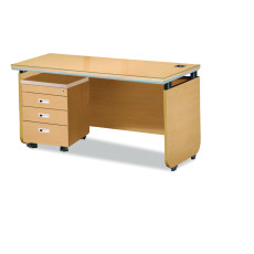 망플비치 고급탑책상+이동서랍(투명유리)