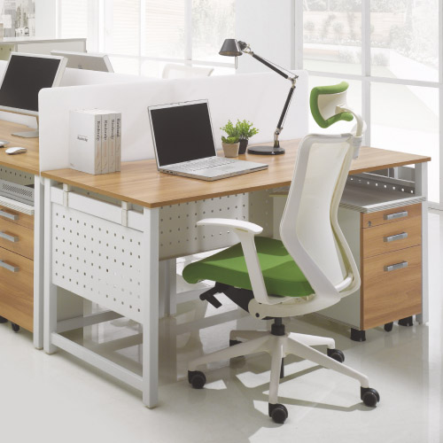 모노그램 네오2 데스크(D700/타공가림판/ㅁ자다리)