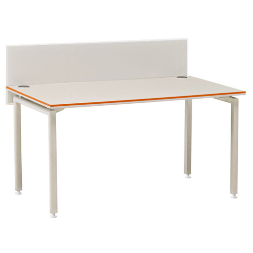 카멜레온 컬러 일자책상(가림판무)