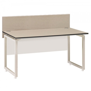 카멜레온 화이트에쉬 ㅁ자책상(가림판유)