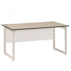 카멜레온 화이트에쉬 ㅁ자책상(가림판유)