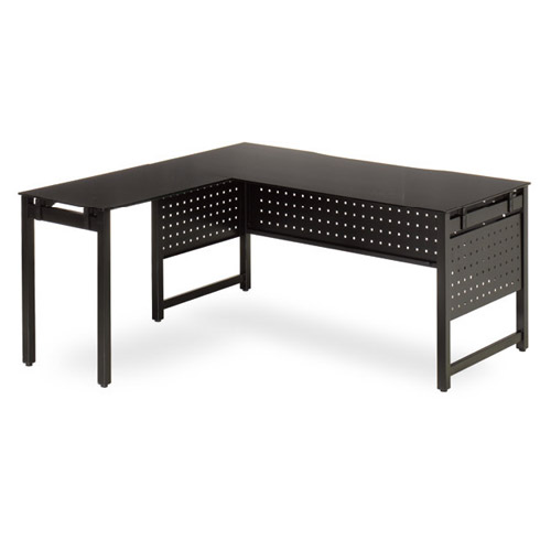 모노그램 네오2 조합형 강화유리책상(D700/타공가림판)