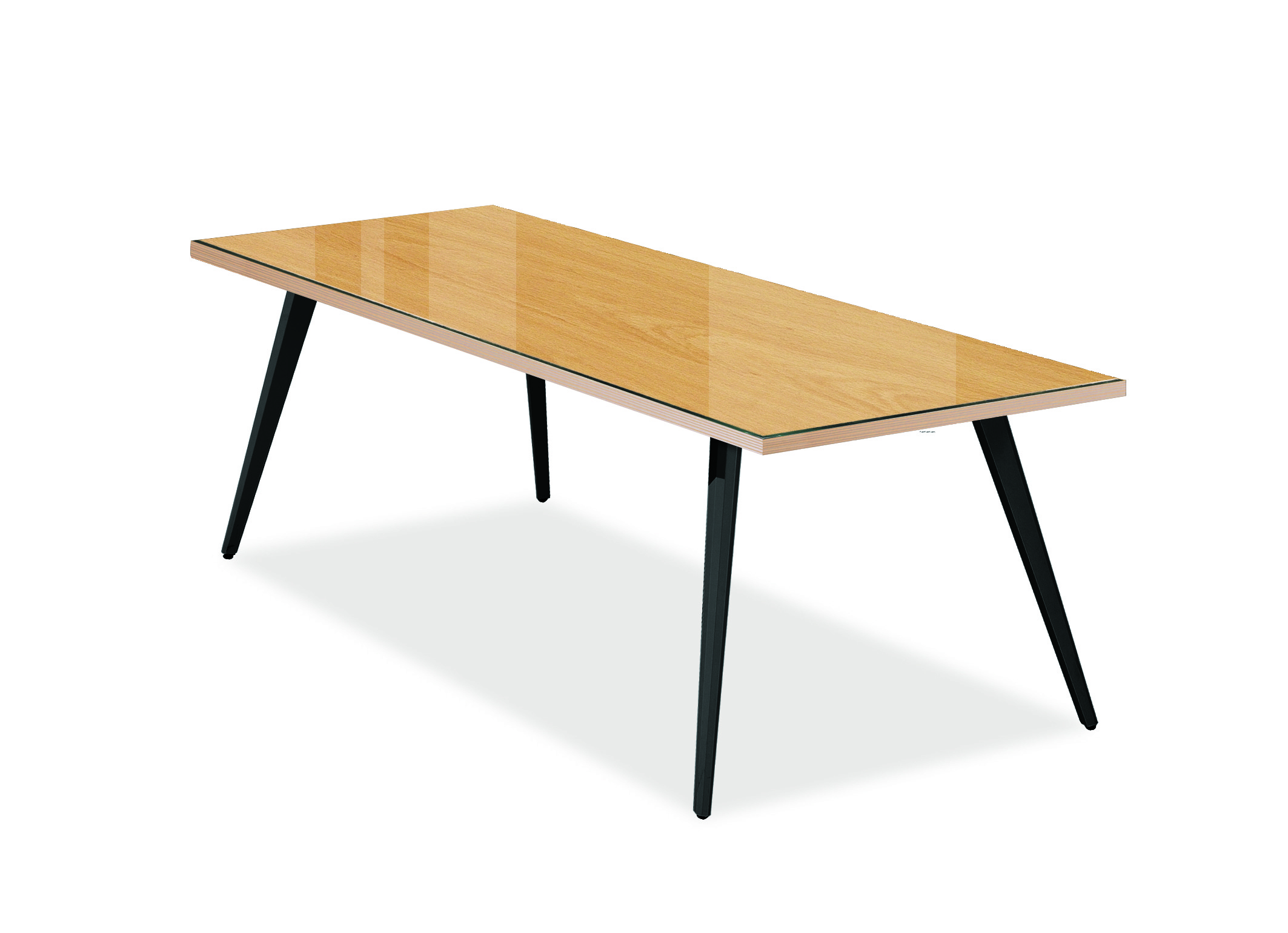 카펠라 망플비취 회의테이블(투명유리)