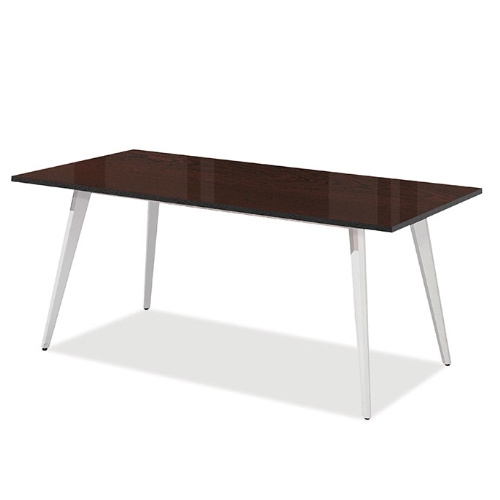 카펠라 월넛 회의테이블(갈색유리)