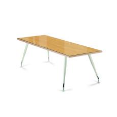 몽블랑 망플비치 사각테이블(투명유리포함)