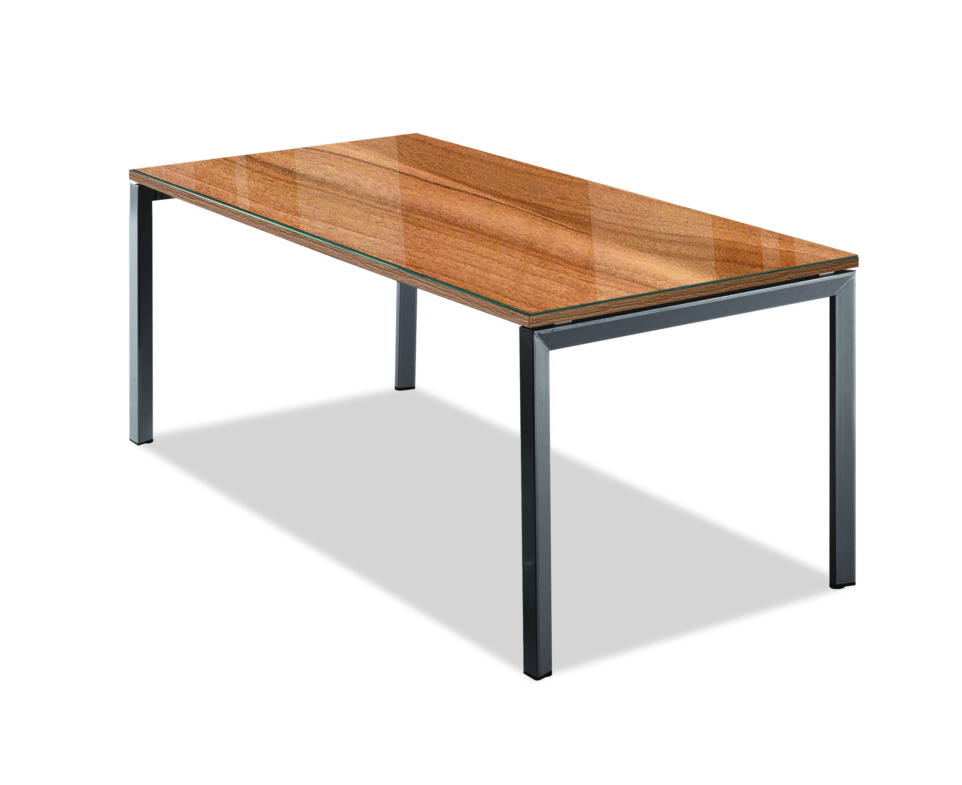 로즈오크 회의용테이블(투명유리포함)