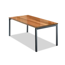 로즈오크 회의용테이블(투명유리포함)