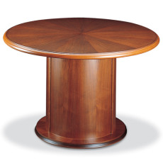 월넛원형탁자(천연무늬목)