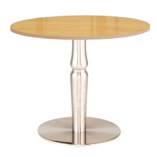 망펄비치 원형테이블 굴곡형 (투명유리포함)