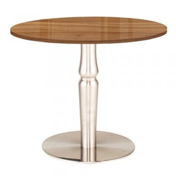 로즈오크 원형테이블 굴곡형 (투명유리포함)