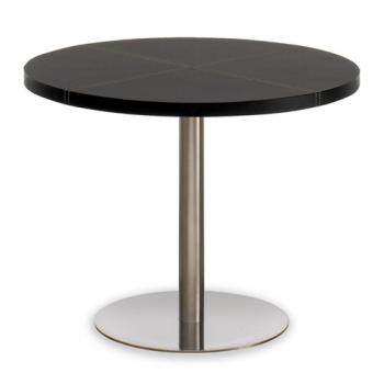 아론 가죽 원형테이블