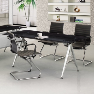 루카1 강화유리 회의용테이블