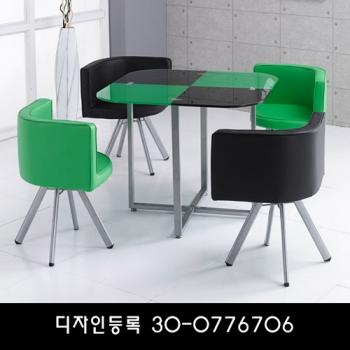 LF-025 유리회의용탁자SET