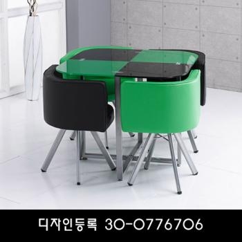 LF-025 유리회의용탁자SET