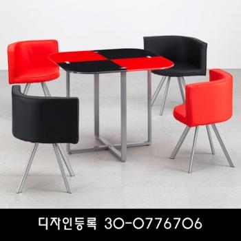 LF-025 유리회의용탁자SET