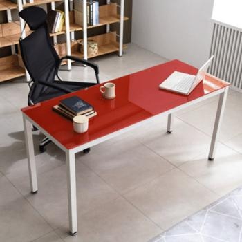 강화유리책상(겸용테이블)