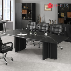 가죽 회의용탁자(보트형)