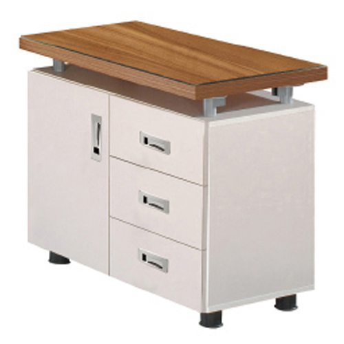 몽블랑 로즈오크 사이드서랍장(투명유리포함)