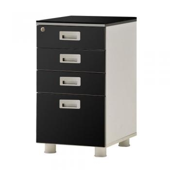 카멜레온 블랙오크 서랍협탁(4단)