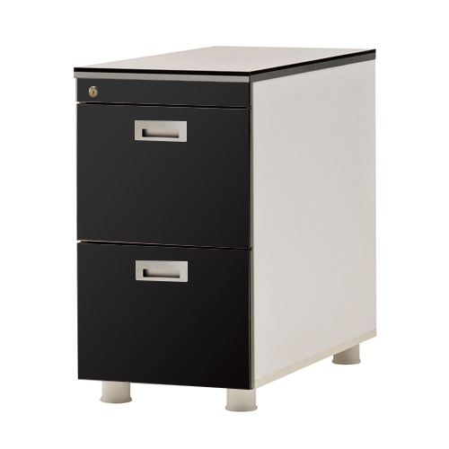 카멜레온 블랙오크 서랍협탁(2단)