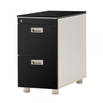 카멜레온 블랙오크 서랍협탁(2단)