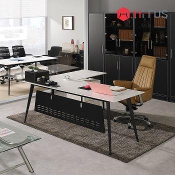 보그 세라믹 책상 (마블화이트)