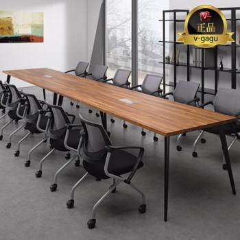 플렉스 원목 중역회의용테이블(30T멀바우집성목)